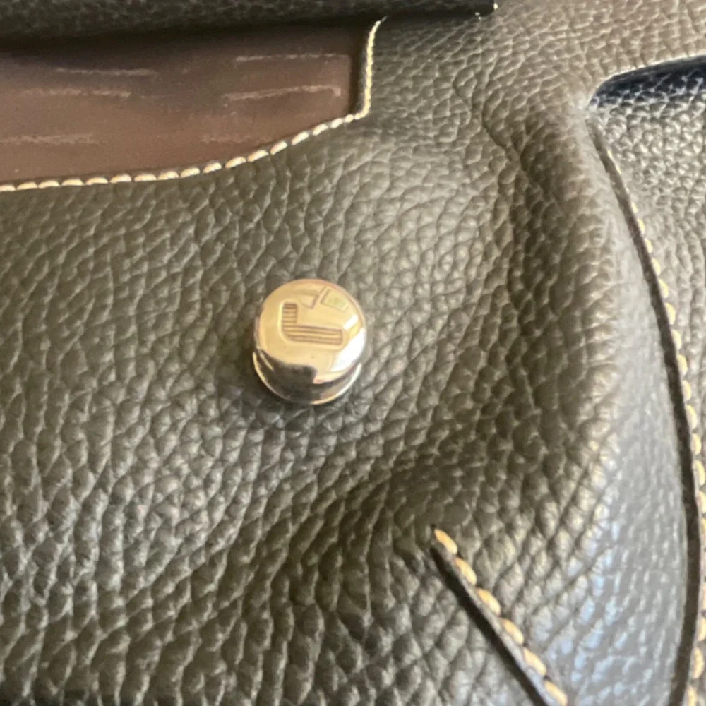 •❤️SOLD❤️Lancel Paris Black Pebbled Leather Zip Crossbody Shoulder Bag, NWOT - Picture 9 of 14